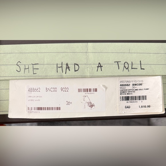 Gucci Vernice crystal mystic white heels - Picture 5 of 5